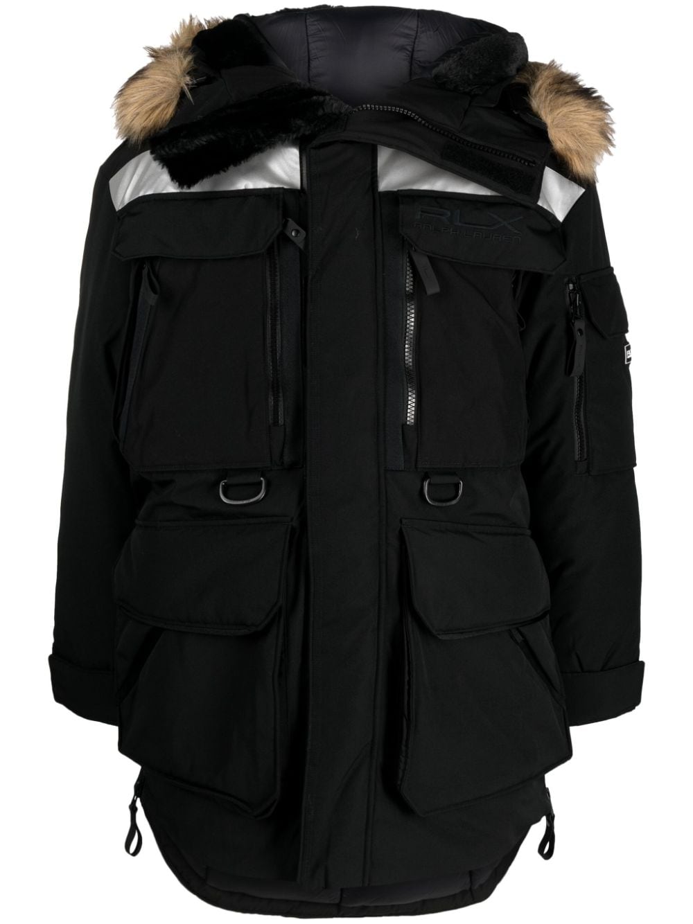 RLX Ralph Lauren Artctic padded parka coat - Black von RLX Ralph Lauren