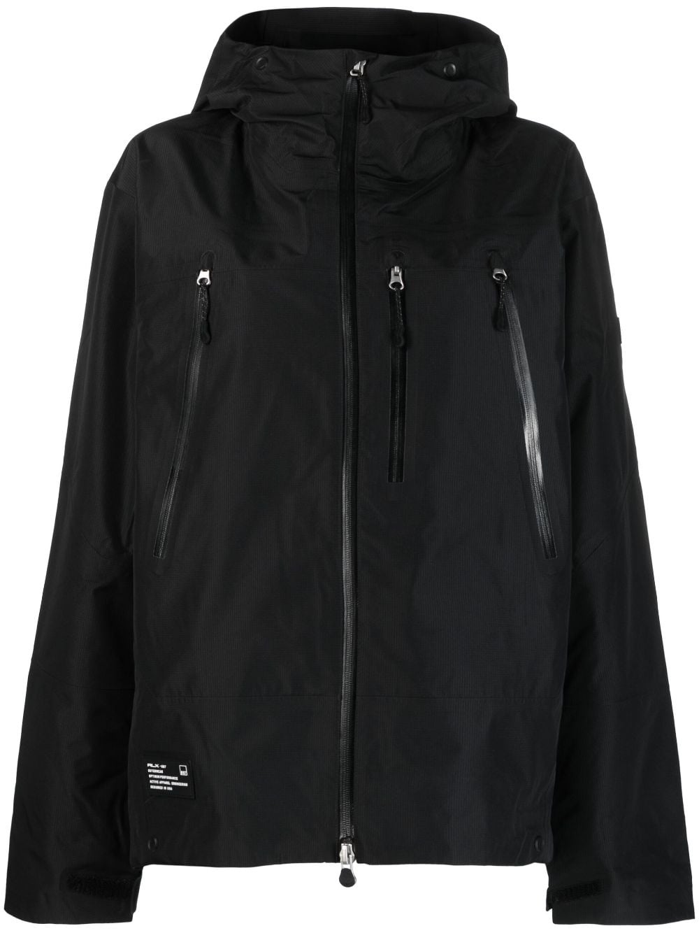 RLX Ralph Lauren Patrol zip-up windbreaker - Black von RLX Ralph Lauren