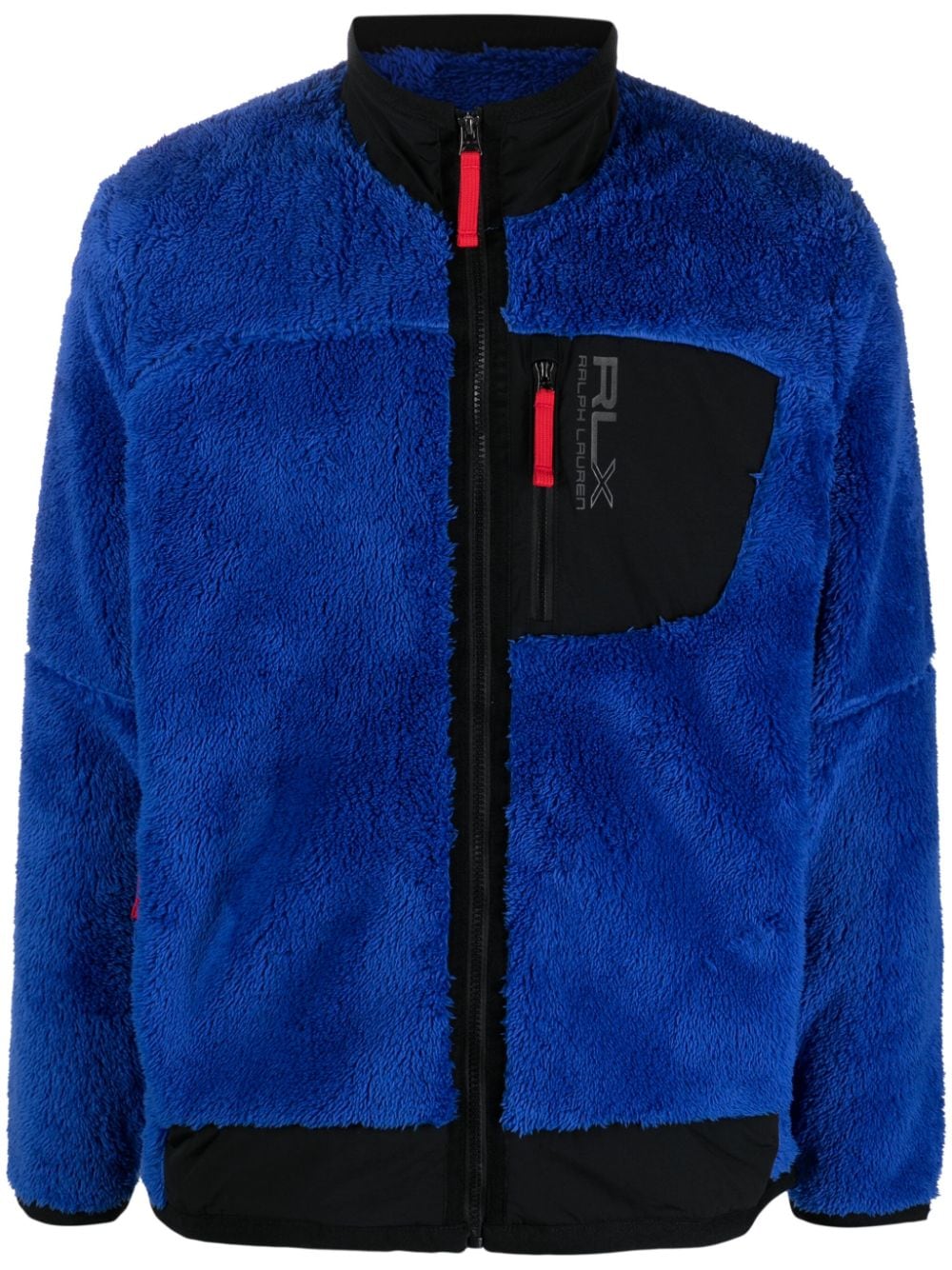 RLX Ralph Lauren high-neck panelled bomber jacket - Blue von RLX Ralph Lauren