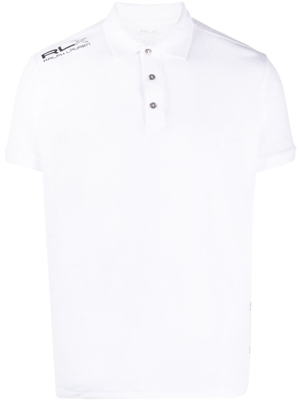 RLX Ralph Lauren logo-print cotton polo shirt - White von RLX Ralph Lauren