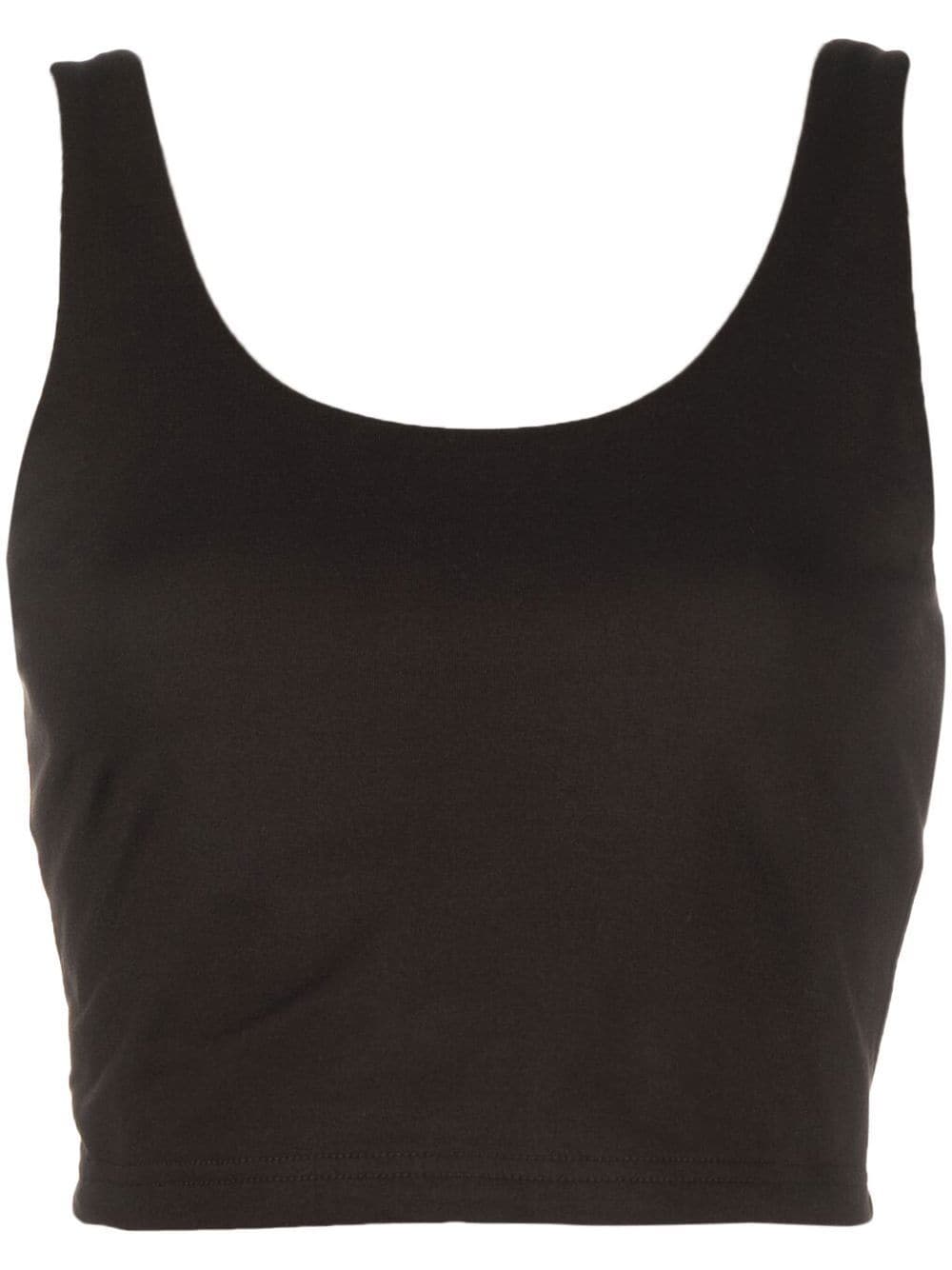 RLX Ralph Lauren scoop-neck cropped tank top - Brown von RLX Ralph Lauren