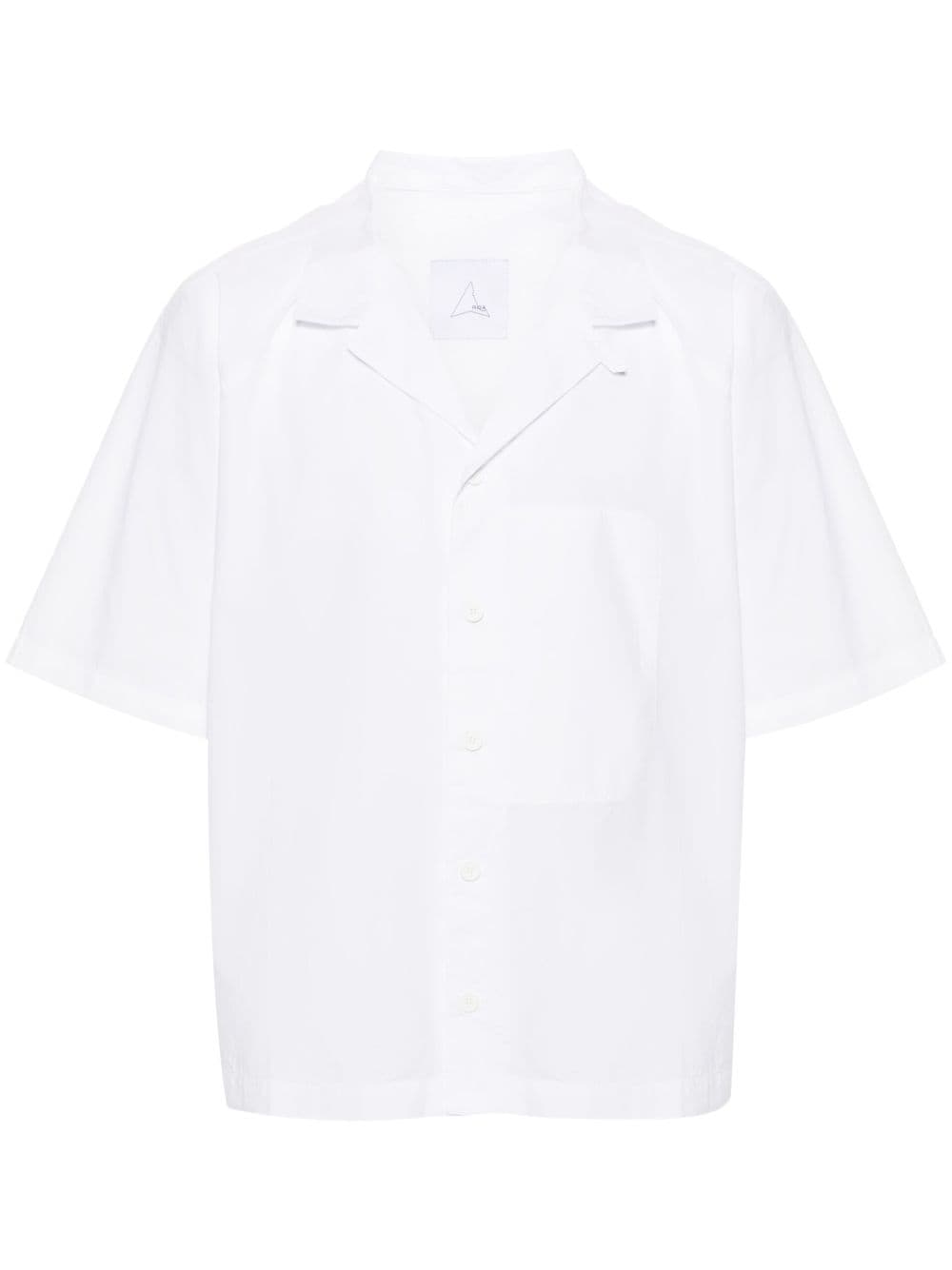 ROA camp-collar short-sleeve shirt - White von ROA