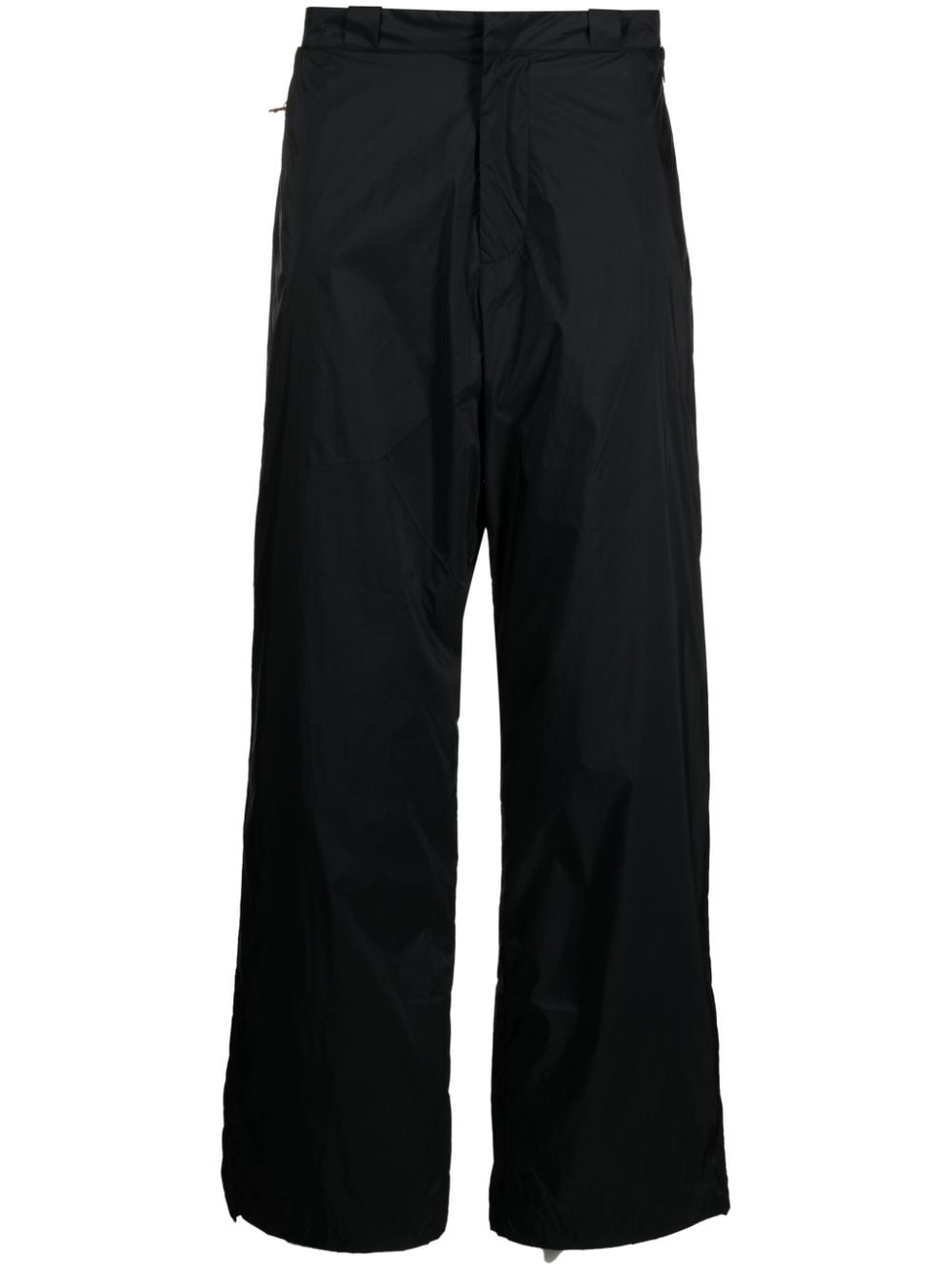 ROA high-waisted straight-leg trousers - Black von ROA