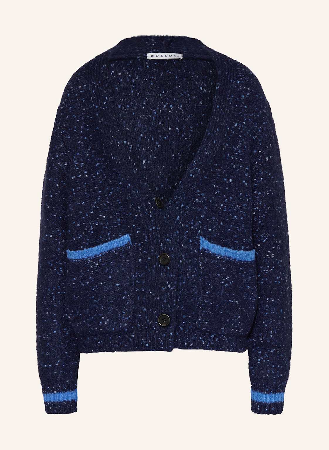 rosso35 Strickjacke Mit Alpaka blau rosso35 Strickjacke Mit Alpaka blau von ROSSO35