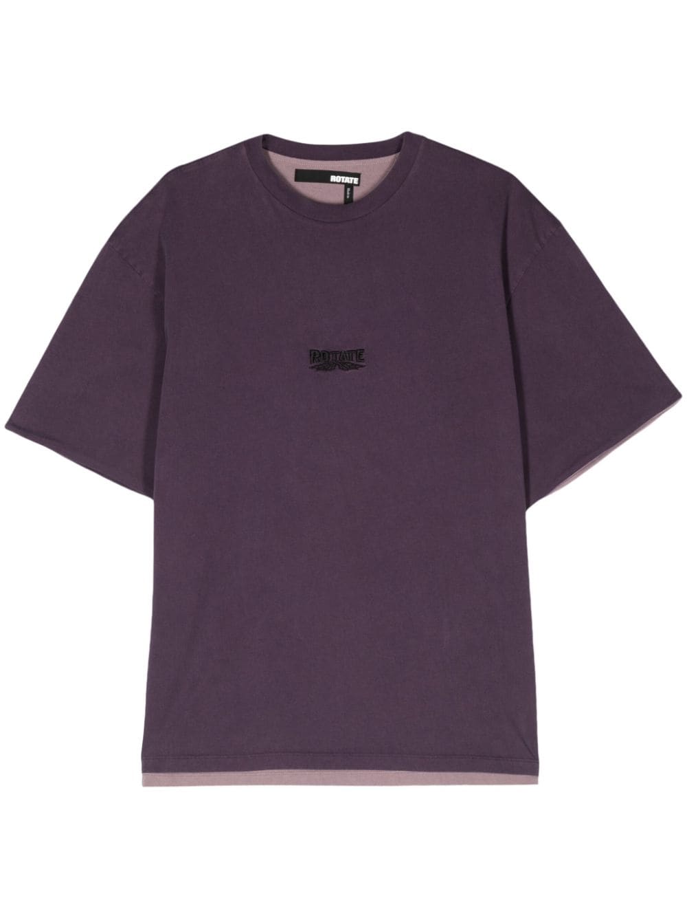 ROTATE BIRGER CHRISTENSEN Enzime organic cotton T-shirt - Purple von ROTATE BIRGER CHRISTENSEN