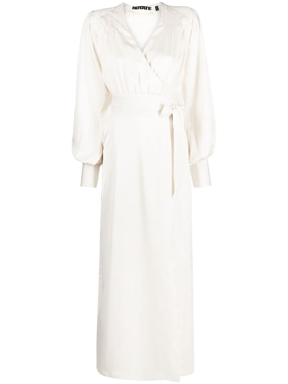 ROTATE BIRGER CHRISTENSEN Ria wrap maxi dress - White von ROTATE BIRGER CHRISTENSEN