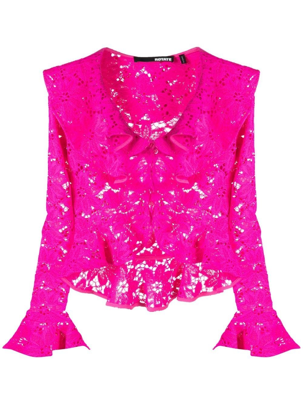 ROTATE BIRGER CHRISTENSEN broderie-anglaise button-down blouse - Pink von ROTATE BIRGER CHRISTENSEN