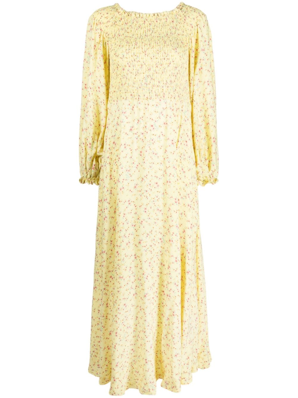 ROTATE BIRGER CHRISTENSEN floral-print off-shoulder dress - Yellow von ROTATE BIRGER CHRISTENSEN