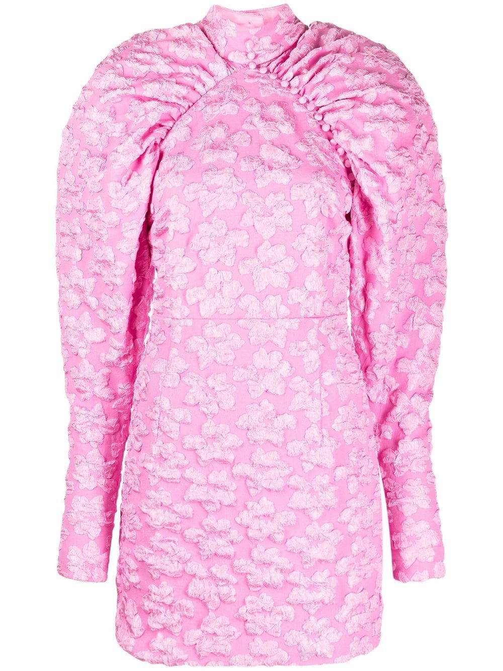 ROTATE BIRGER CHRISTENSEN floral-print puff-sleeve minidress - Pink von ROTATE BIRGER CHRISTENSEN