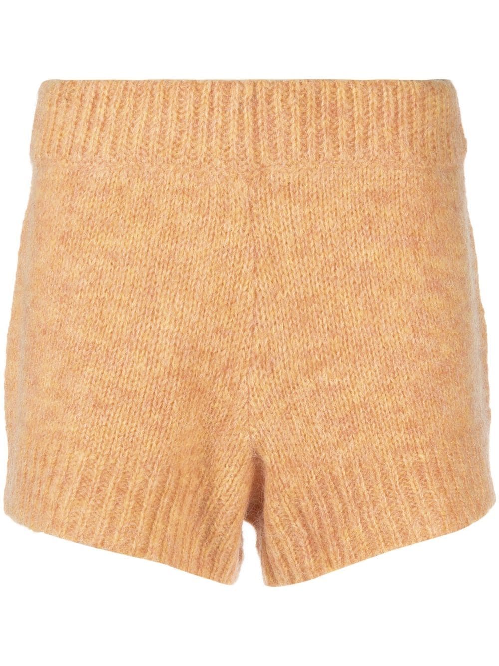 ROTATE BIRGER CHRISTENSEN high-waist knit shorts - Orange von ROTATE BIRGER CHRISTENSEN