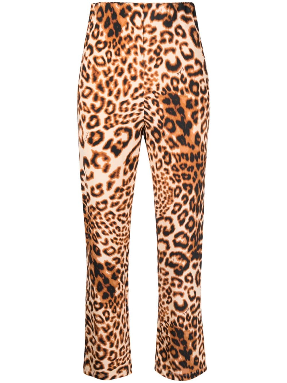 ROTATE leopard-pattern high-waist leggings - Brown von ROTATE