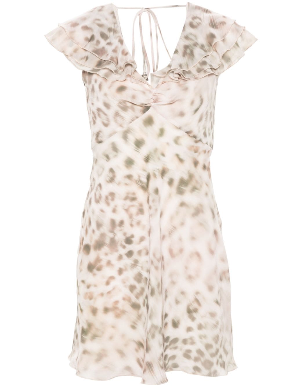 ROTATE BIRGER CHRISTENSEN leopard-print mini dress - Neutrals von ROTATE BIRGER CHRISTENSEN