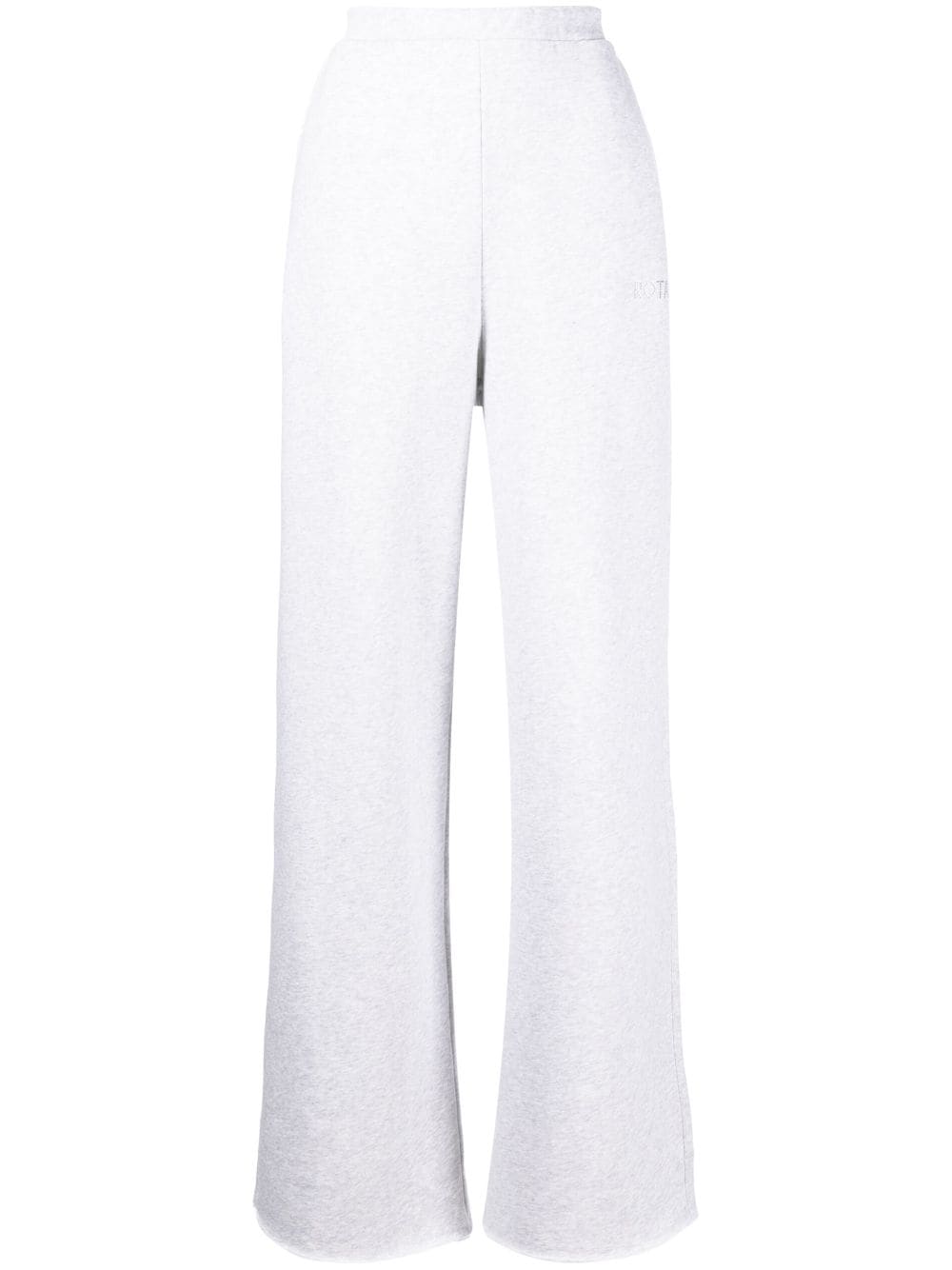 ROTATE logo-embellished cotton track pants - Grey von ROTATE