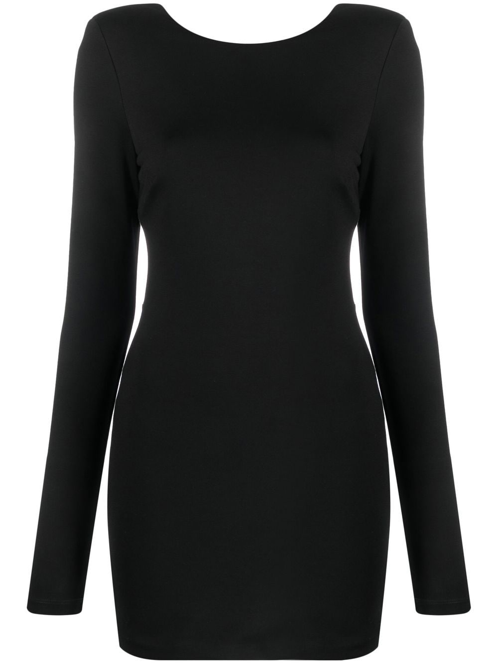 ROTATE BIRGER CHRISTENSEN open-back minidress - Black von ROTATE BIRGER CHRISTENSEN