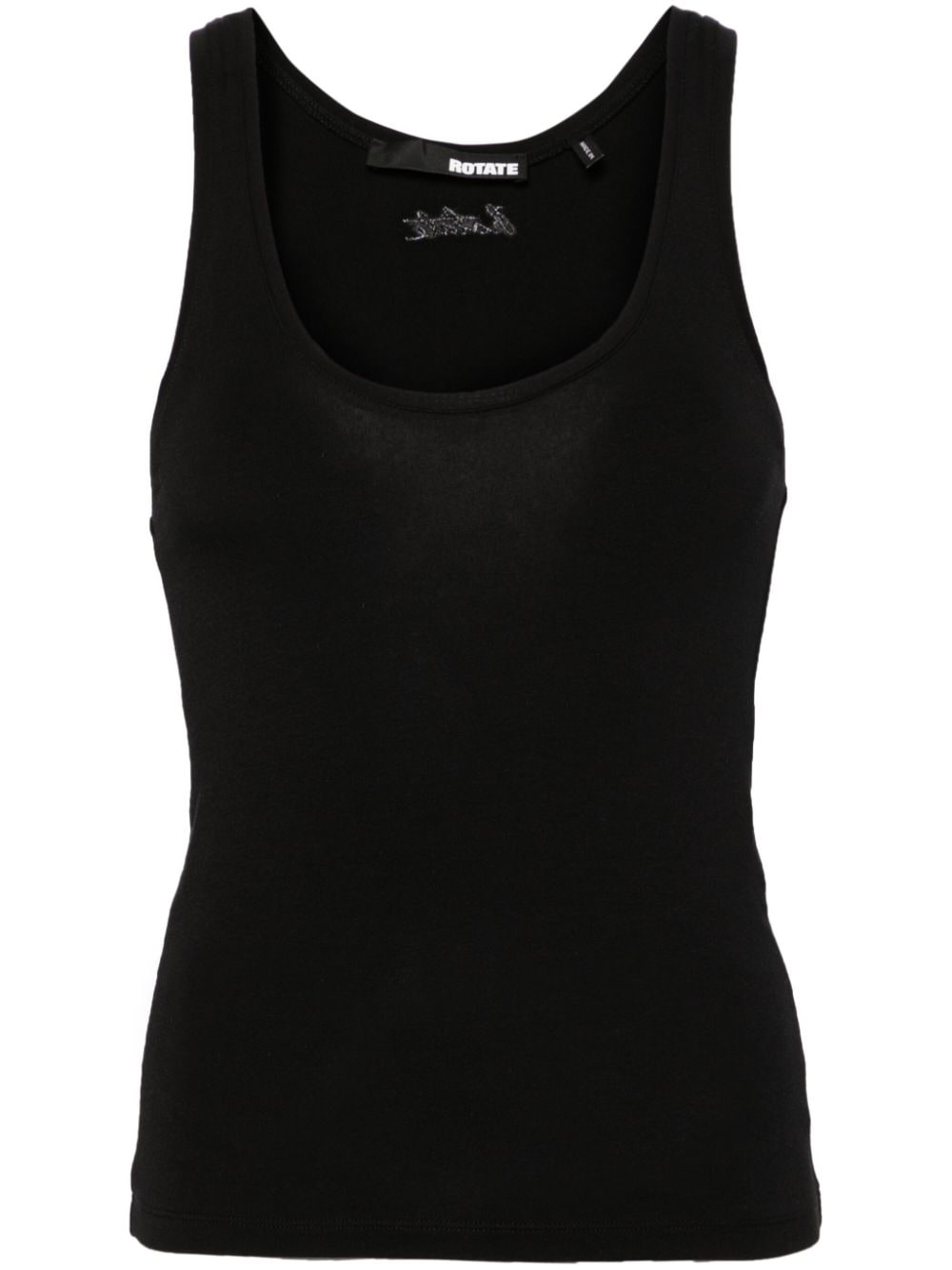 ROTATE BIRGER CHRISTENSEN scoop-neck tank top - Black von ROTATE BIRGER CHRISTENSEN