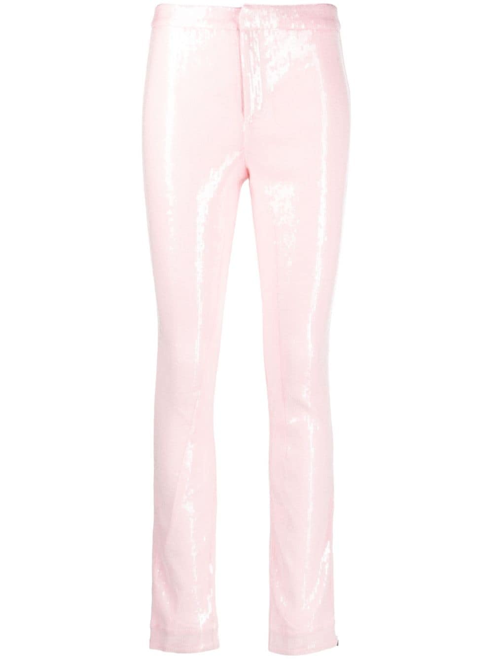 ROTATE BIRGER CHRISTENSEN sequin-embellished trousers - Pink von ROTATE BIRGER CHRISTENSEN