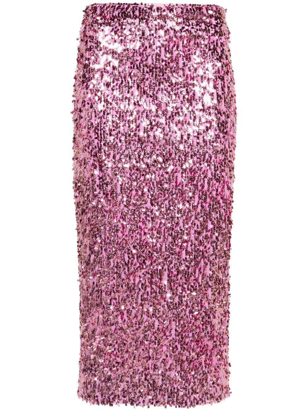 ROTATE BIRGER CHRISTENSEN sequinned midi skirt - Pink von ROTATE BIRGER CHRISTENSEN