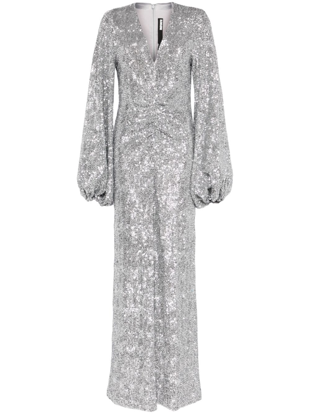 ROTATE BIRGER CHRISTENSEN sequinned V-neck jumpsuit - Silver von ROTATE BIRGER CHRISTENSEN