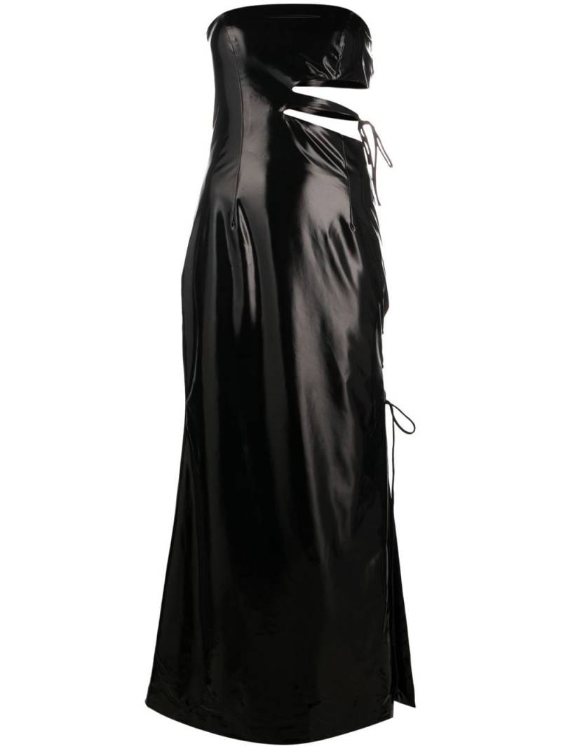 ROTATE BIRGER CHRISTENSEN strapless cut-out maxi-dress - Black von ROTATE BIRGER CHRISTENSEN