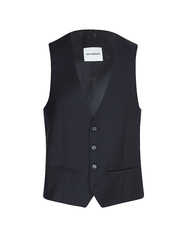 ROY ROBSON Anzugweste Slim Fit blau | 52 von ROY ROBSON