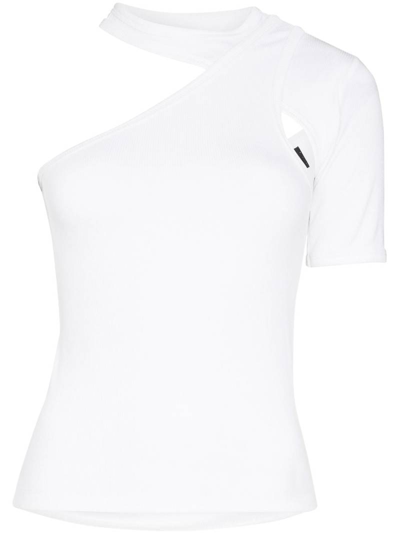 RTA Azalea asymmetric T-shirt - White von RTA