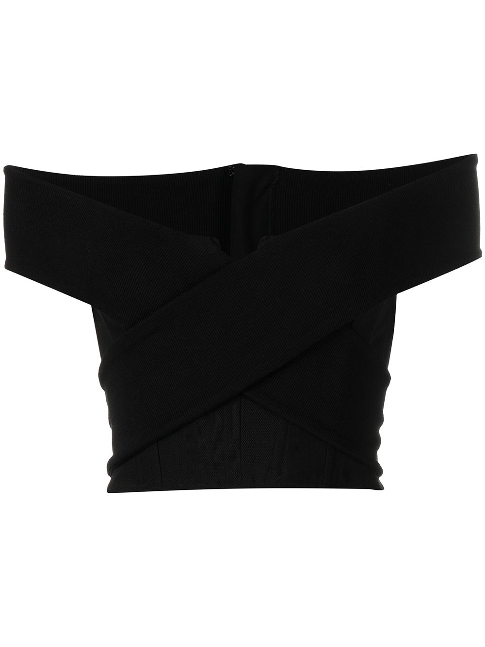 RTA Guadalupe off-shoulder top - Black von RTA