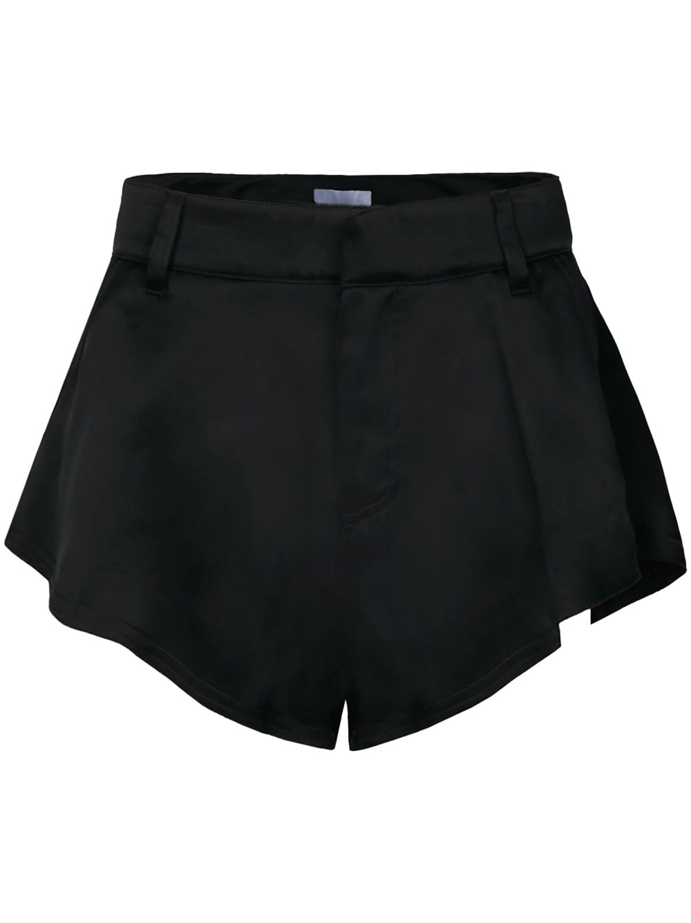 RTA high-waisted wide-leg shorts - Black von RTA