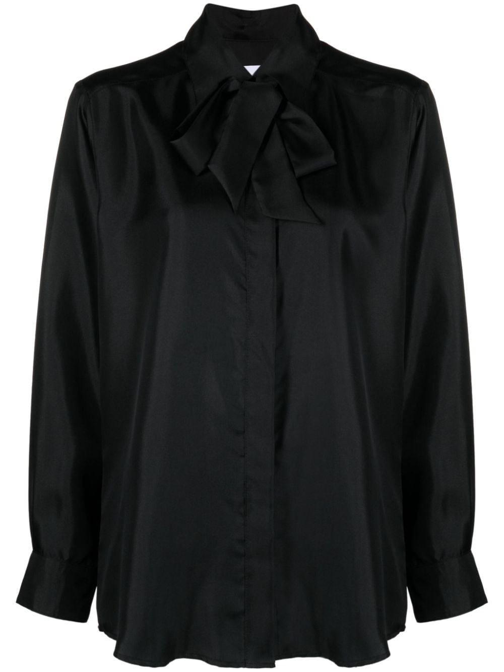 RXQUETTE tie silk shirt - Black von RXQUETTE