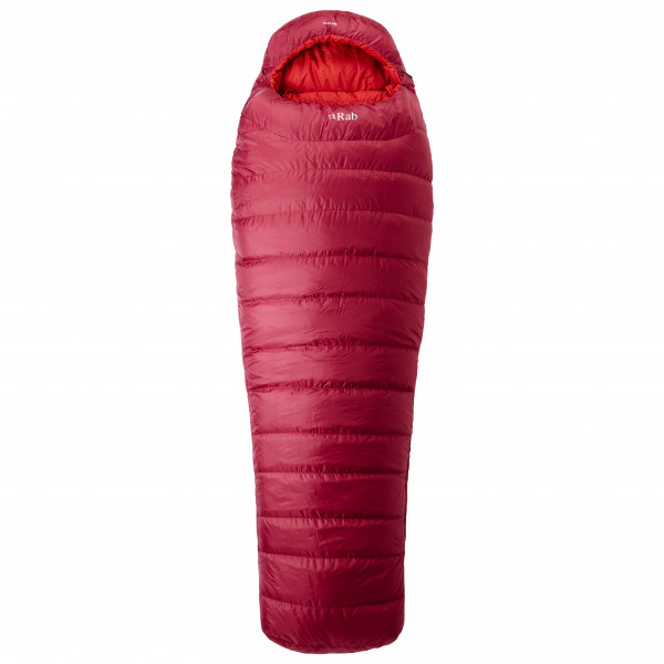 Rab - Ascent 900 - Daunenschlafsack Gr bis 185 cm Körperlänge;bis 200 cm Körperlänge rot von Rab