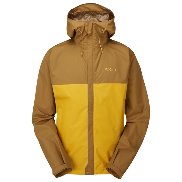 Rab - Downpour Eco Jacket - Regenjacke Gr L;M;S;XL blau;braun von Rab
