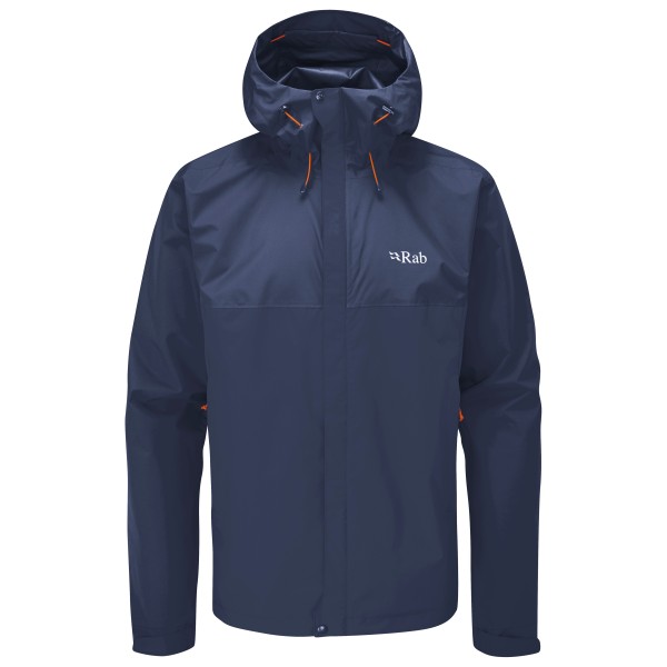 Rab - Downpour Eco Jacket - Regenjacke Gr S blau von Rab