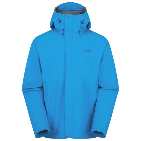 Rab - Downpour Jacket - Regenjacke Gr L blau von Rab