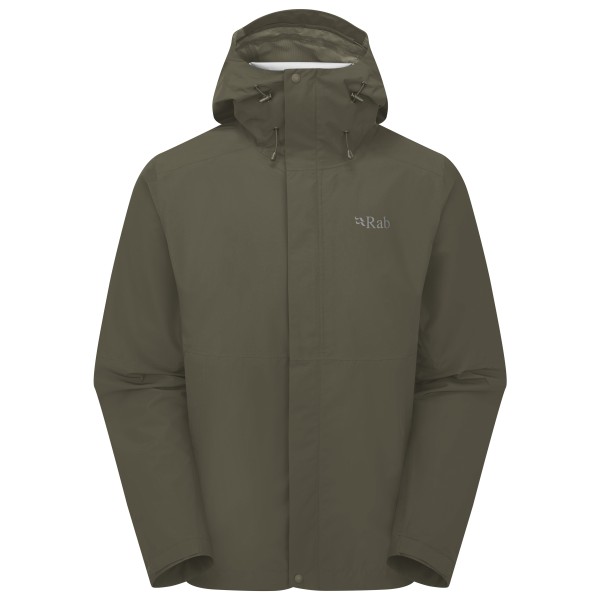 Rab - Downpour Jacket - Regenjacke Gr XL oliv/braun von Rab