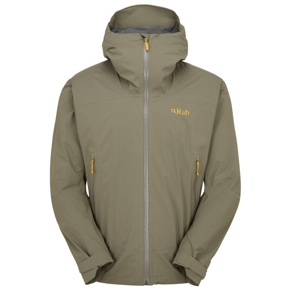 Rab - Downpour Light Jacket - Regenjacke Gr L oliv von Rab