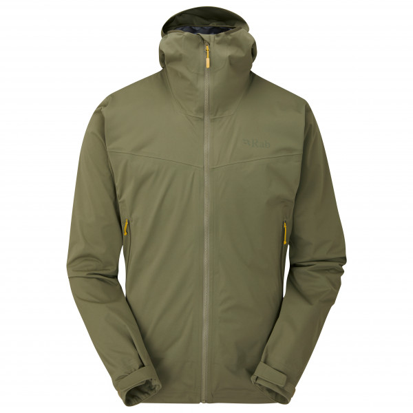 Rab - Kinetic 2.0 Jacket - Regenjacke Gr L oliv von Rab