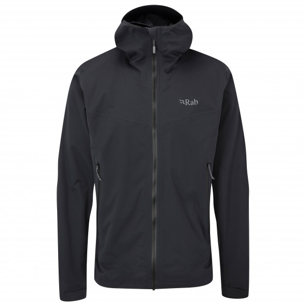 Rab - Kinetic 2.0 Jacket - Regenjacke Gr L schwarz von Rab