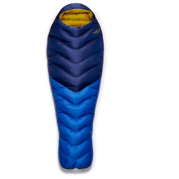 Rab - Neutrino 600 - Daunenschlafsack Gr 185 cm Körperlänge - Width: Regular blau von Rab