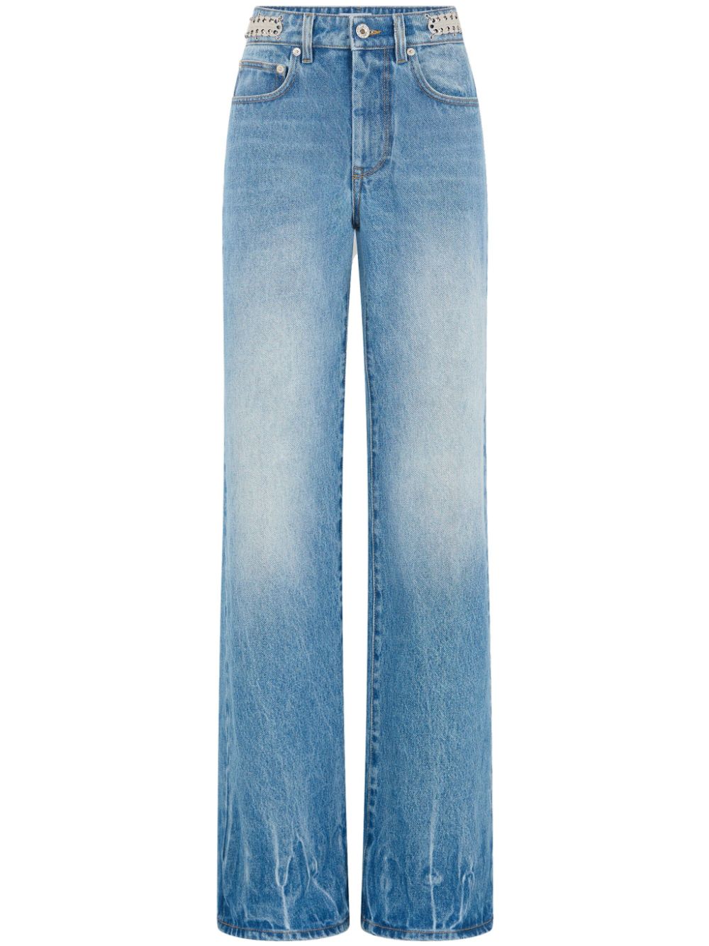 Rabanne 1969 cotton straight-leg jeans - Blue von Rabanne