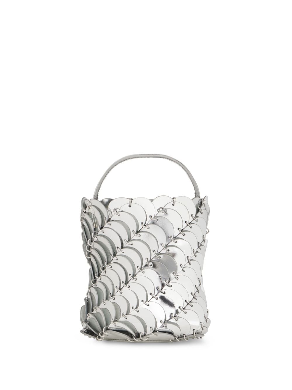 Rabanne Bucket bag with silver sparkle von Rabanne