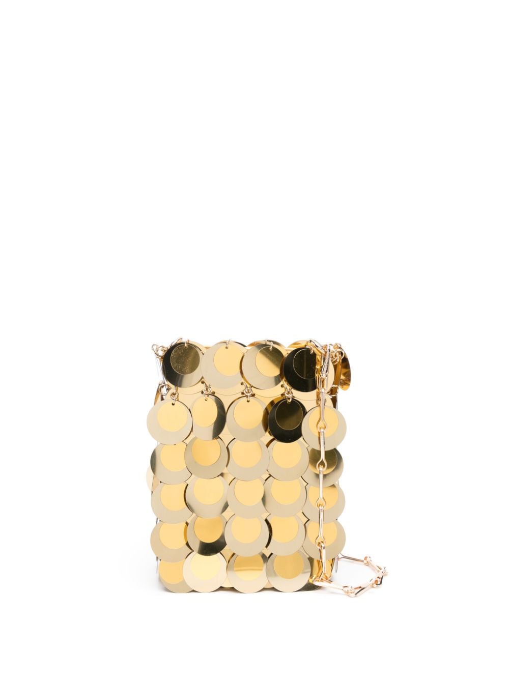 Rabanne Sparkle Discs sequin-design mini bag - Gold von Rabanne