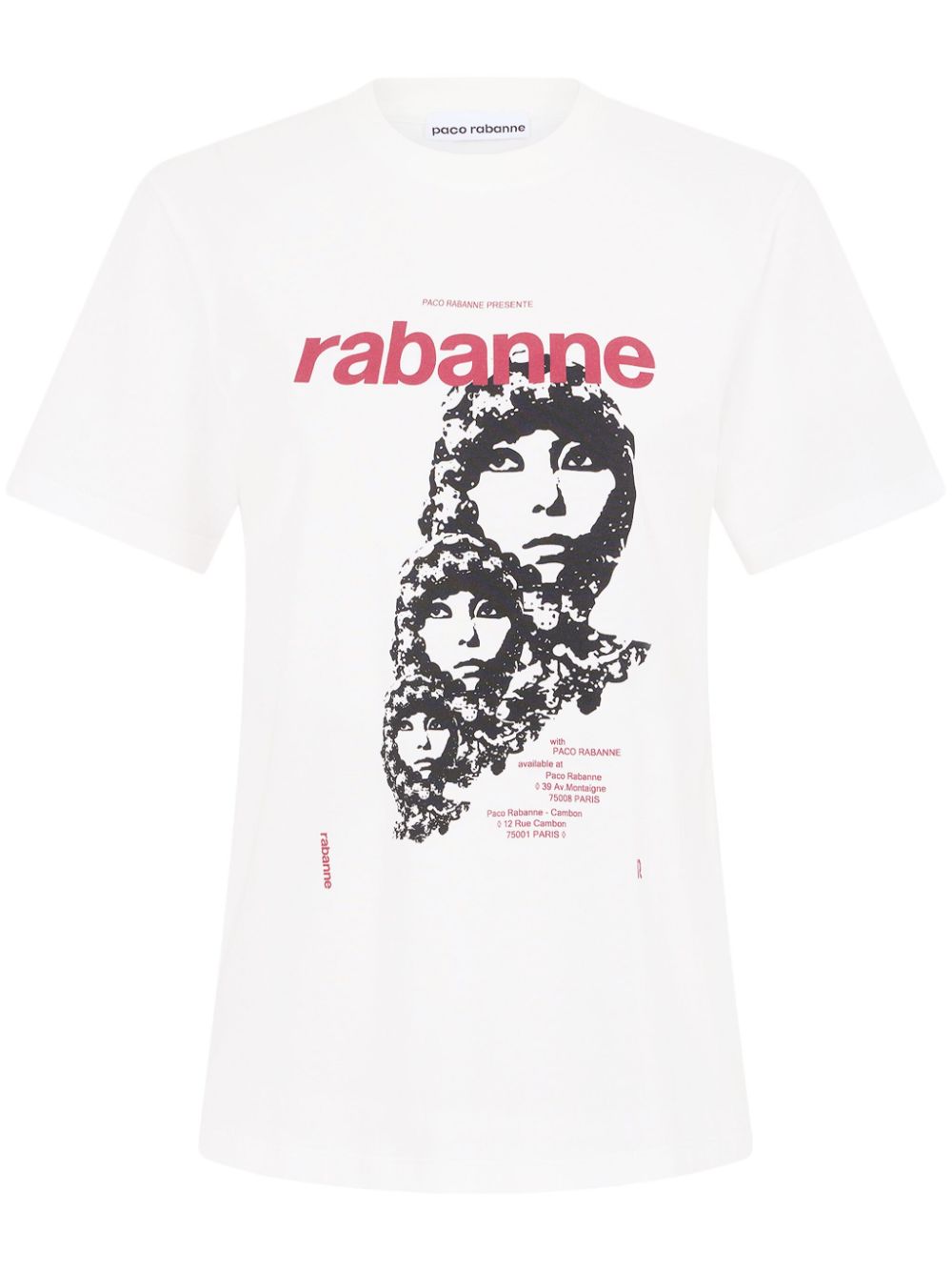 Rabanne Visconti-inspired cotton T-shirt - White von Rabanne