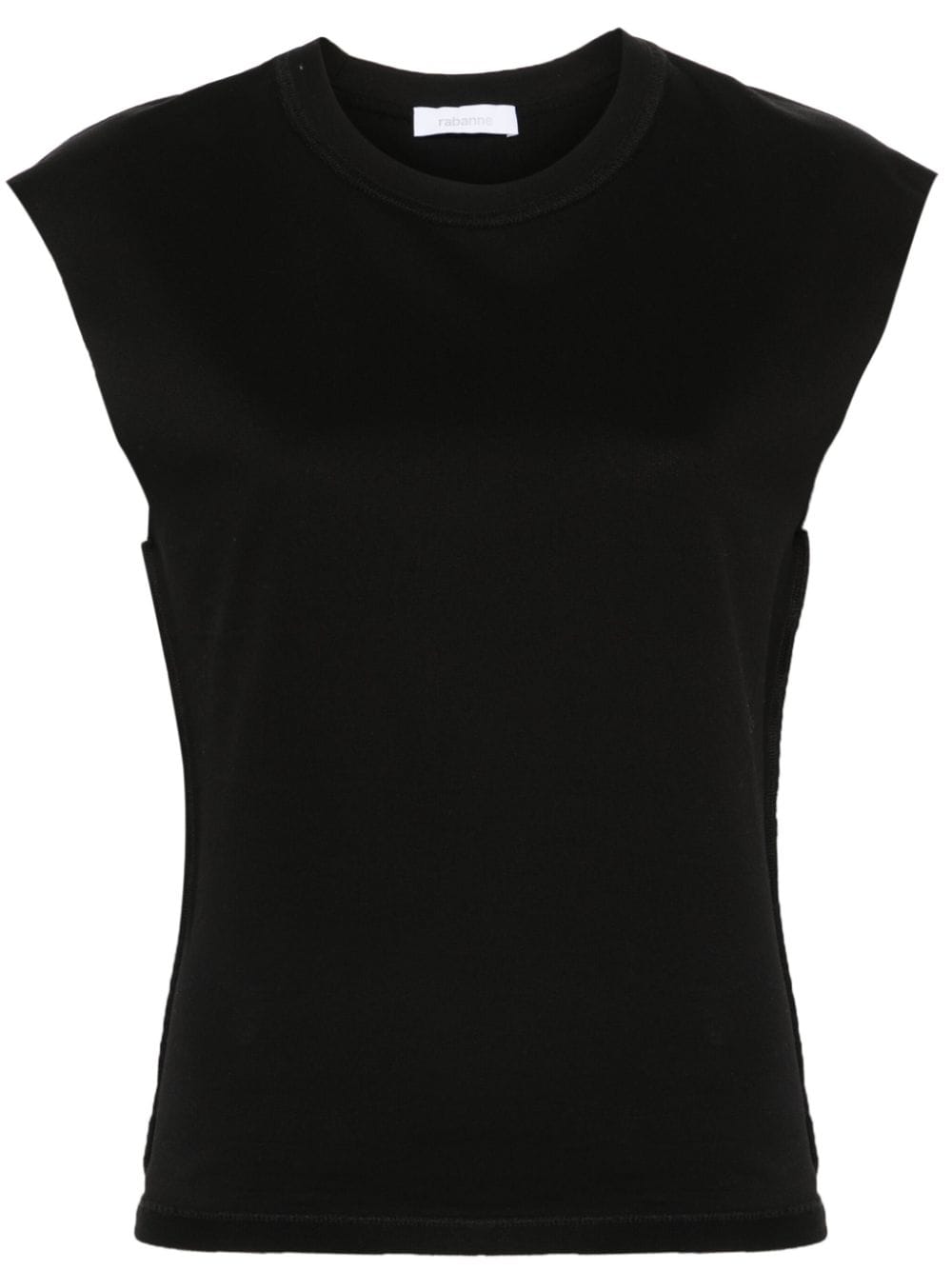 Rabanne chain-detail cotton T-shirt - Black von Rabanne