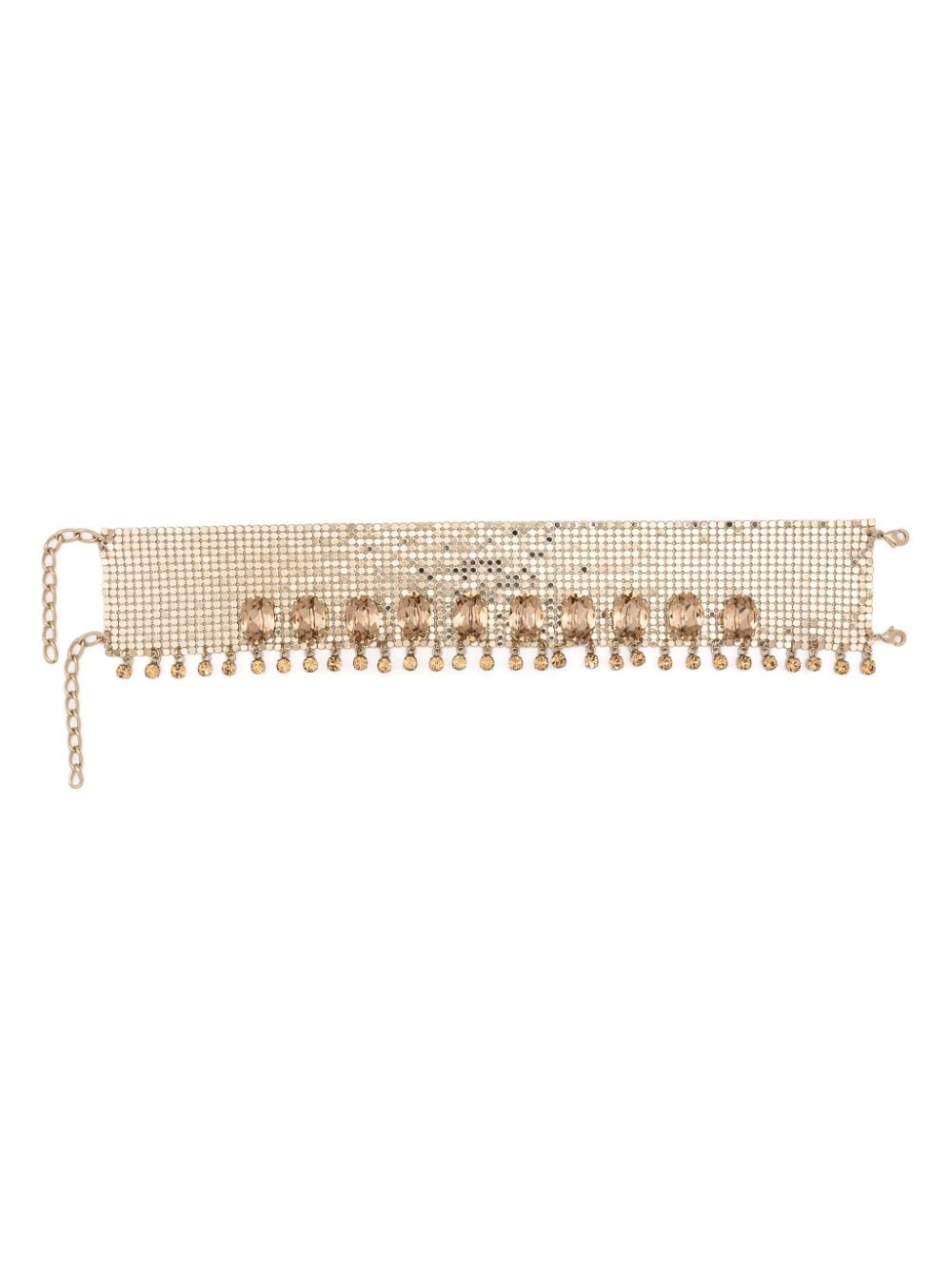 Rabanne crystal-embellished choker necklace - Gold von Rabanne