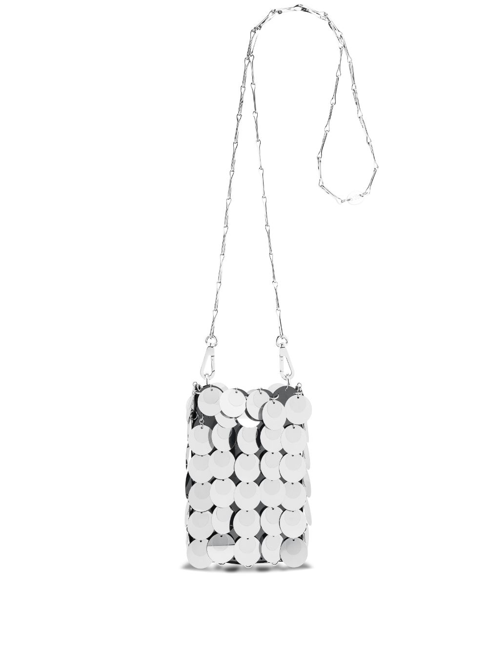 Rabanne mini Sparkle Hobo bag - Silver von Rabanne