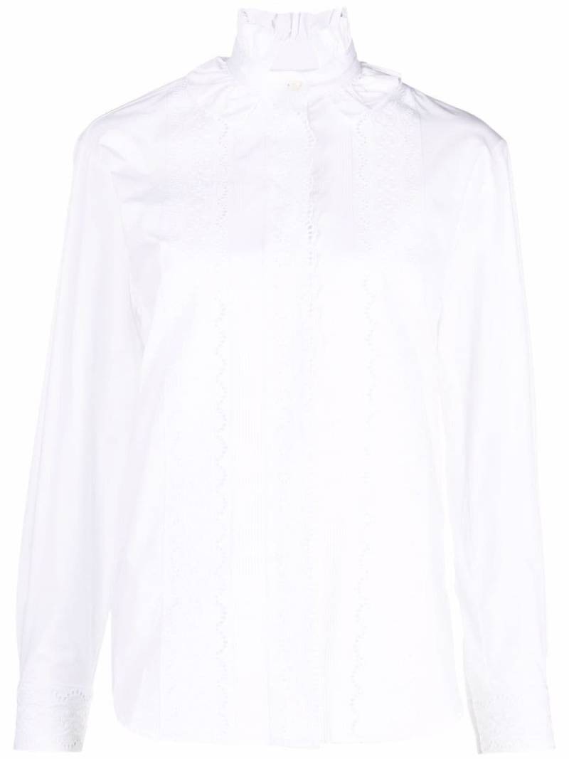 Rabanne white ruffled shirt von Rabanne