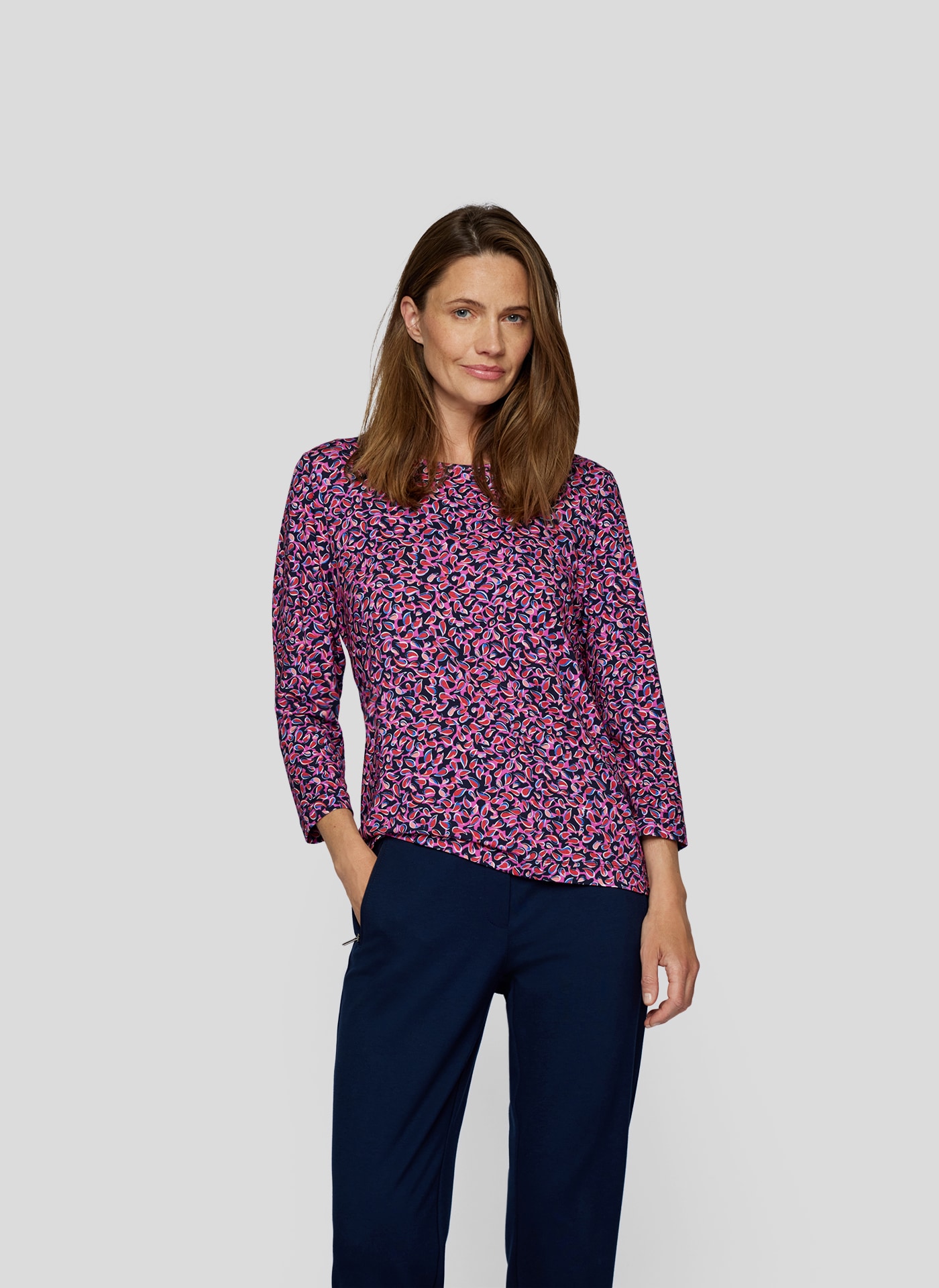 Rabe 3/4-Arm-Shirt, mit grafischem Muster Rabe 3/4-Arm-Shirt, mit grafischem Muster von Rabe