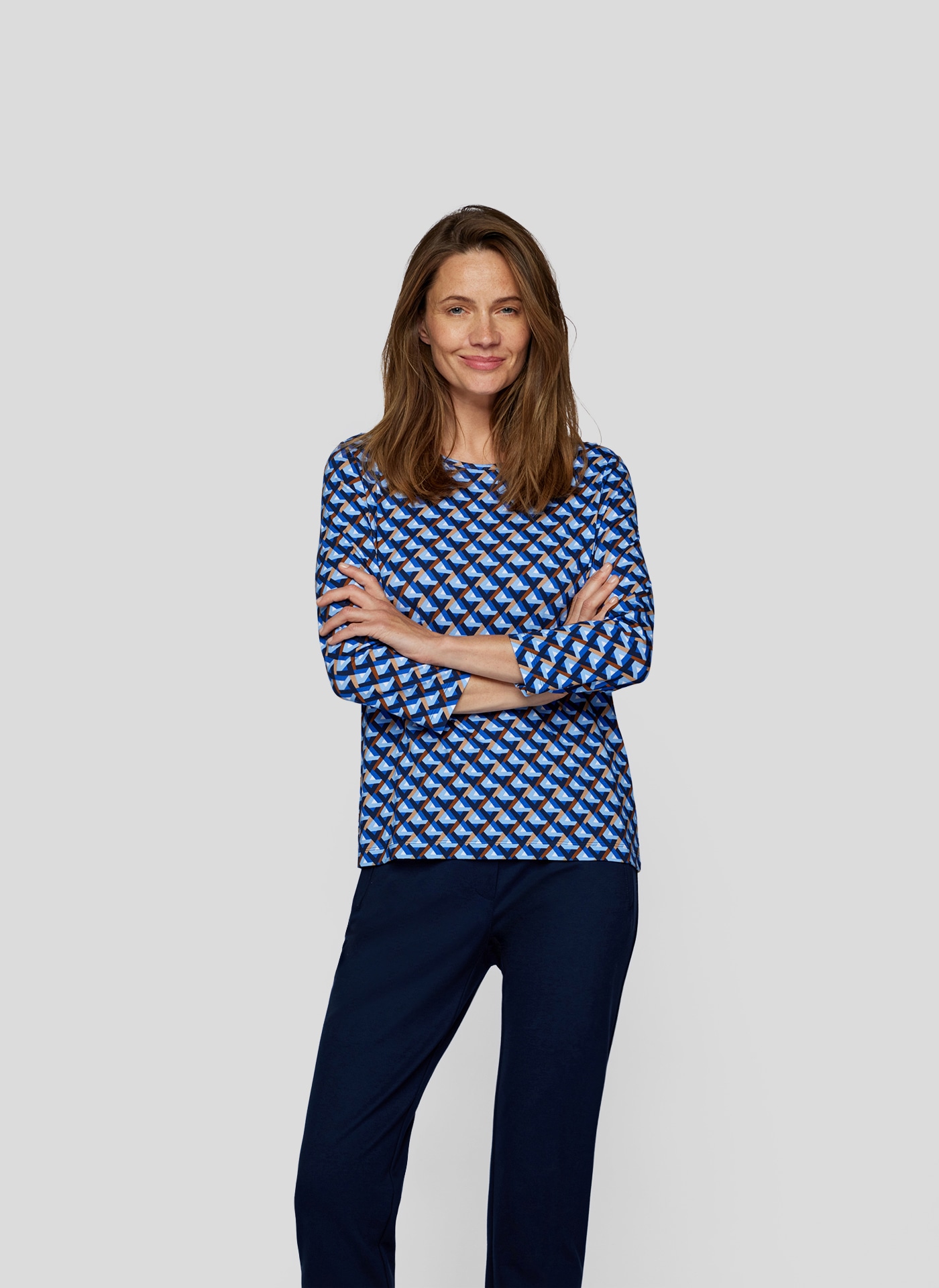Rabe 3/4-Arm-Shirt, mit grafischem Muster Rabe 3/4-Arm-Shirt, mit grafischem Muster von Rabe