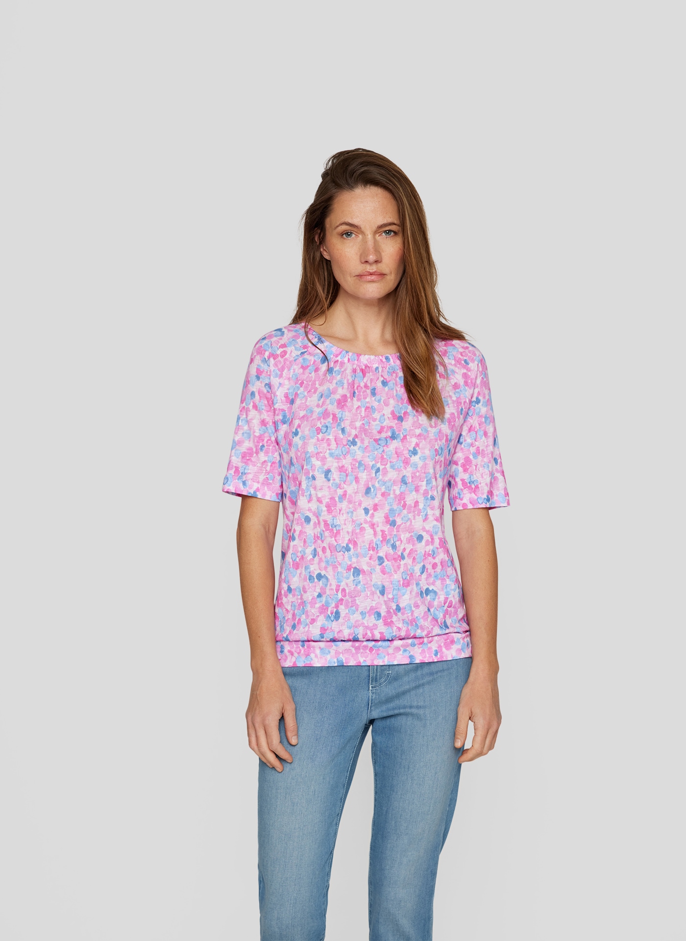 Rabe Rundhalsshirt, mit grafischem Muster Rabe Rundhalsshirt, mit grafischem Muster von Rabe