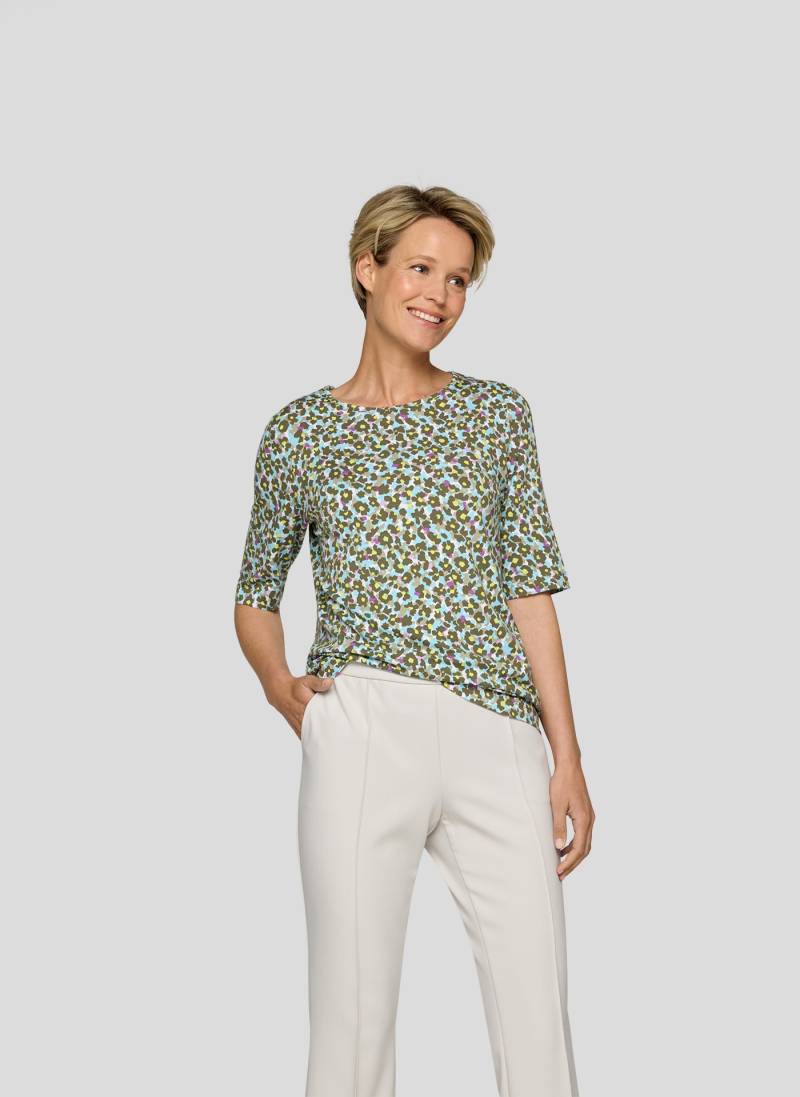 Rabe Rundhalsshirt, mit grafischem Print von Rabe