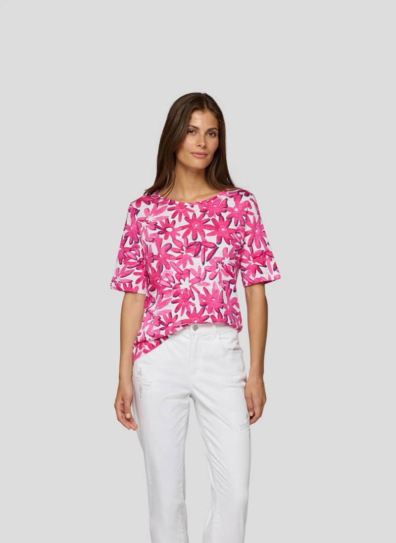 Rabe T-Shirt, mit floralem Print von Rabe